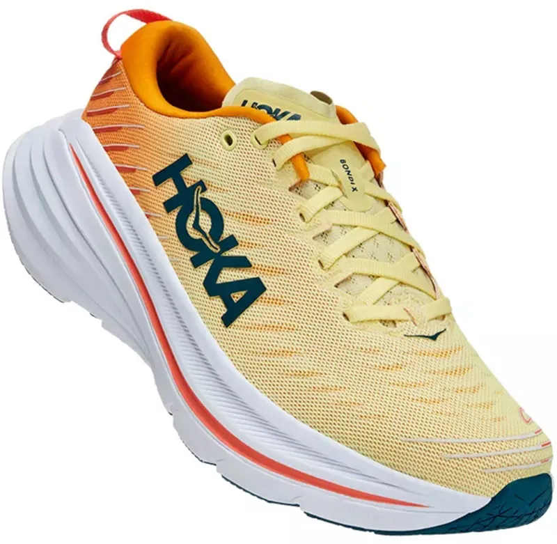 Hoka One One Women's Bondi X Yellow-2